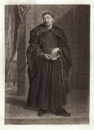 Ritratto di Anthony Leigh come Padre Dominic in Il frate spagnolo da Godfrey Kneller