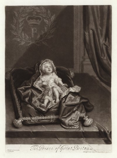 Ritratto del Principe Giacomo Stuart da bambino da Godfrey Kneller