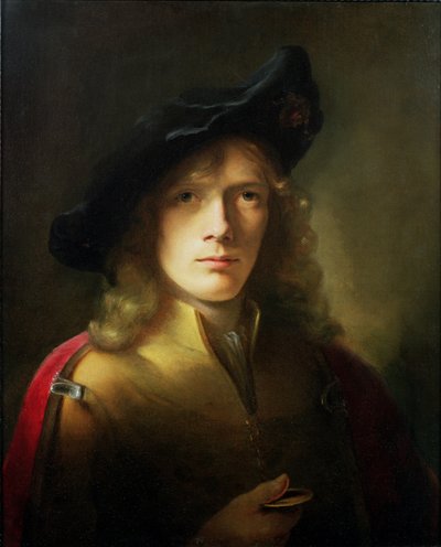 Ritratto di un Giovane Uomo con una Medaglia da Godfrey Kneller