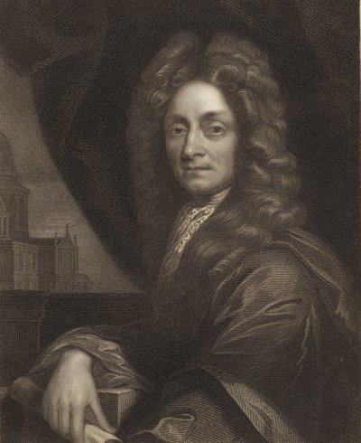 Sir Christopher Wren da Godfrey Kneller