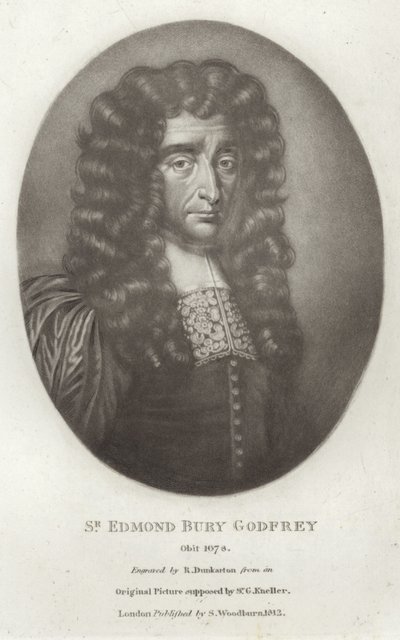 Sir Edmond Bury Godfrey da Godfrey Kneller