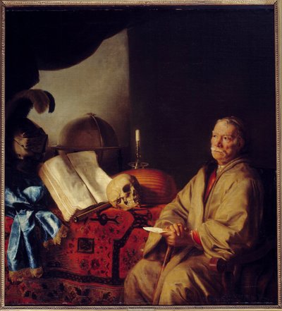 Il filosofo in meditazione da Godfrey Kneller