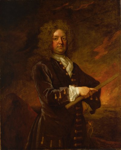 Viceammiraglio Sir John Leake (1656-1720), fine XVII - inizio XVIII secolo da Godfrey Kneller
