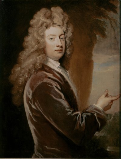 William CONGREVE, Ritratto 1709 (olio su tela) da Godfrey Kneller