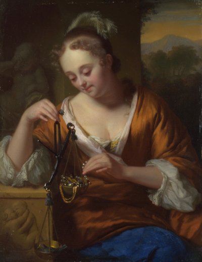 Allegoria della virtù e delle ricchezze, ca. 1665-1667 da Godfried Cornelisz Schalcken