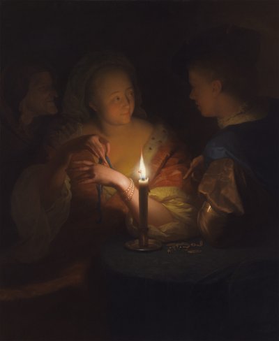 Amanti (Figliol prodigo) da Godfried Schalcken