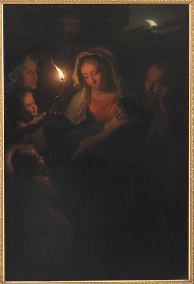 La Sacra Famiglia da Godfried Schalcken
