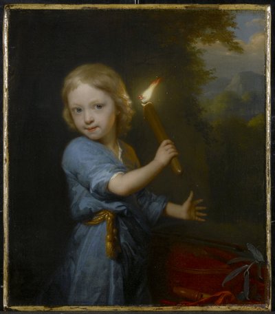 Ragazzo con una torcia, 1692 da Godfried Schalcken