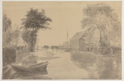 Il fiume Mörrumsån presso Elleholm, Blekinge da Godtfred Rump