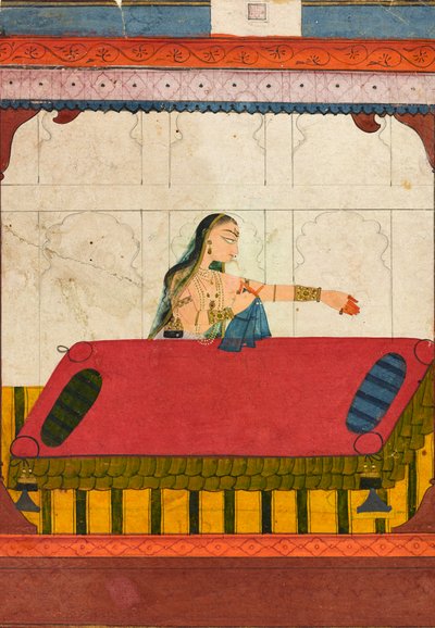 Un amante desolato, frammento da un Rasamanjari, ca. 1710-1715 da Golu