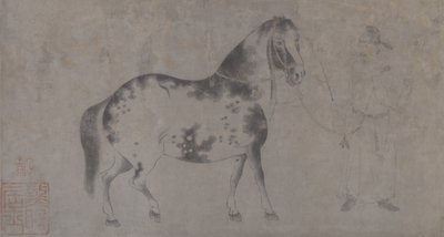 Dettaglio di cinque cavalli da tributo da Gonglin Li
