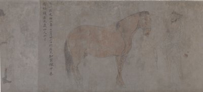 (dettaglio) Cinque cavalli tributo da Gonglin Li