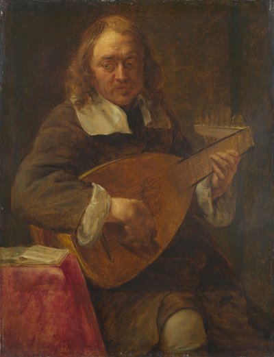 Udito. Dalla serie I cinque sensi, prima del 1661 da Gonzales Coques