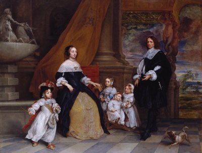 La famiglia di Jan-Baptista Anthoine da Gonzales Coques