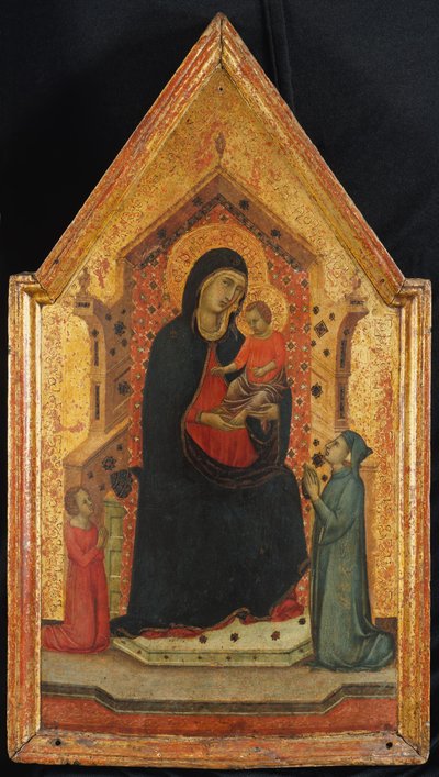 Madonna col Bambino in trono con due donatori da Goodhart Master