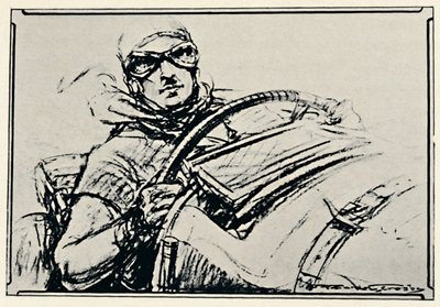 Il pannello commemorativo per Sir Henry Birkin a Brooklands, 1937 da Gordon Crosby