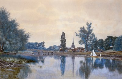 Wallingford dal Tamigi da Gordon Fraser