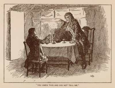Illustrazione per La storia di Henry Esmond di Thackeray da Gordon Frederick (after) Browne