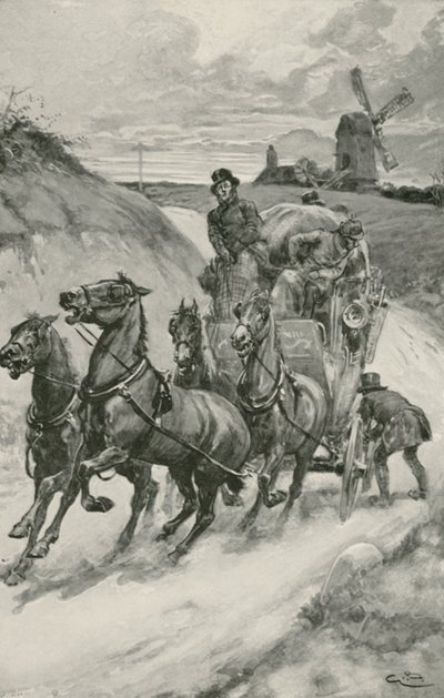 Una diligenza nei tempi antichi da Gordon Frederick Browne