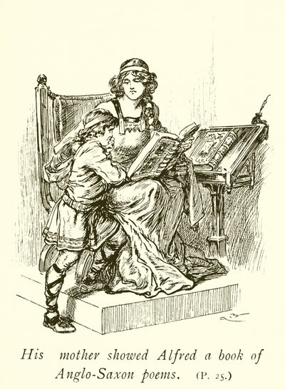 Alfred che impara a leggere da Gordon Frederick Browne