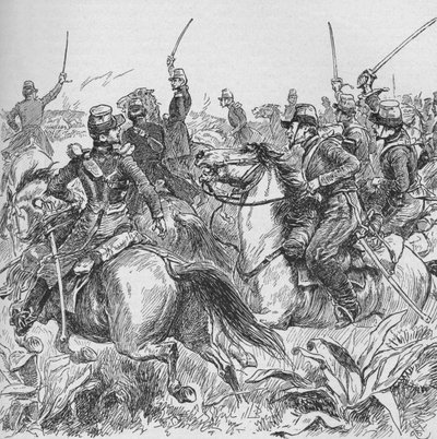 Catturato da un colpo audace, Smalah di Abd-El-Kadr, 1902 da Gordon Frederick Browne