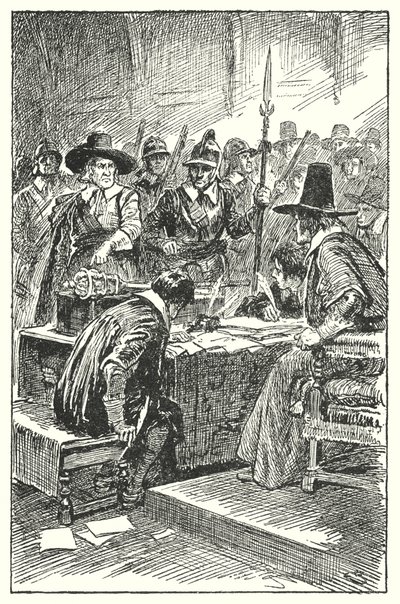 Cromwell espelle il Lungo Parlamento da Gordon Frederick Browne