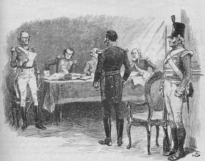 Il Generale Whitelocke fu processato dalla corte marziale, 1902 da Gordon Frederick Browne