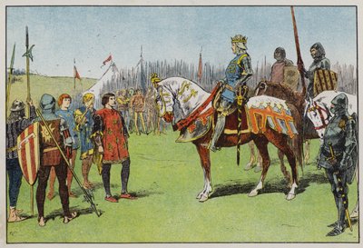 Enrico V prima della battaglia di Agincourt da Gordon Frederick Browne