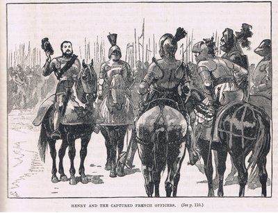 Enrico e gli ufficiali francesi catturati 1513 da Gordon Frederick Browne