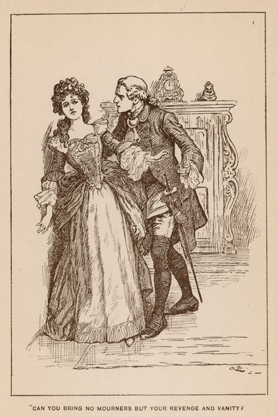 Illustrazione per La storia di Henry Esmond di Thackeray da Gordon Frederick Browne