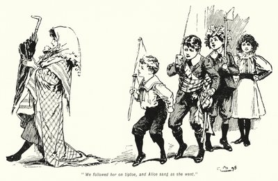 Illustrazione per La storia dei cercatori di tesori di E. Nesbit da Gordon Frederick Browne