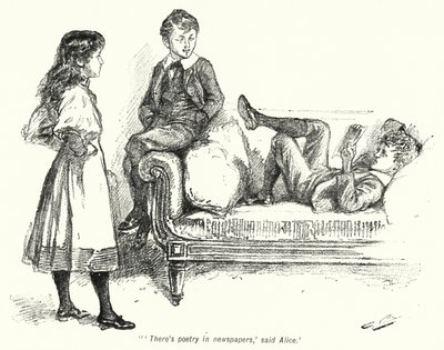 Illustrazione per "The Story of the Treasure Seekers" di E. Nesbit da Gordon Frederick Browne