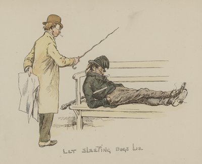 Lascia che i cani che dormono mentano da Gordon Frederick Browne