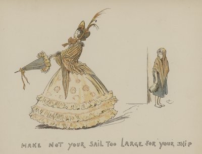 Non fare la tua vela troppo grande per la tua nave da Gordon Frederick Browne