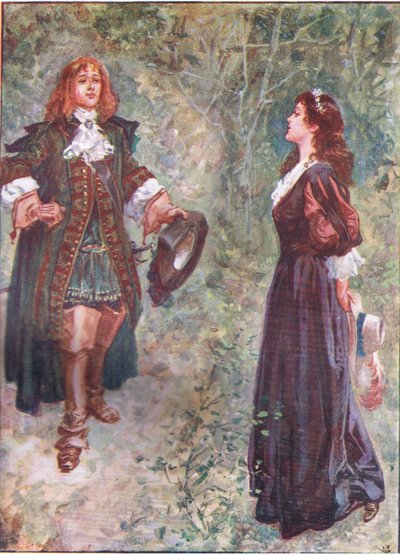 "Ora sono di tuo gradimento cugino?", da Lorna Doone pub.by W & R Chambers Ltd, 1921 da Gordon Frederick Browne