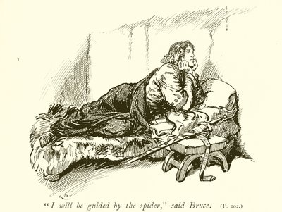 Robert Bruce e il ragno da Gordon Frederick Browne