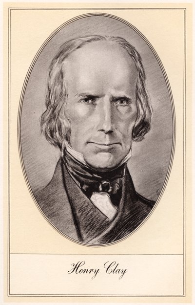 Henry Clay, importante statista e oratore americano da Gordon Ross