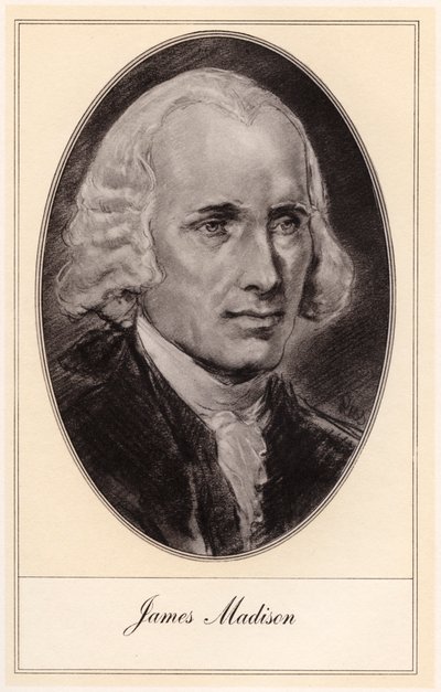 James Madison, quarto Presidente degli Stati Uniti da Gordon Ross