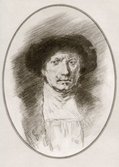 Rembrandt Harmenszoon van Rijn, da Biografie viventi di grandi pittori da Gordon Ross
