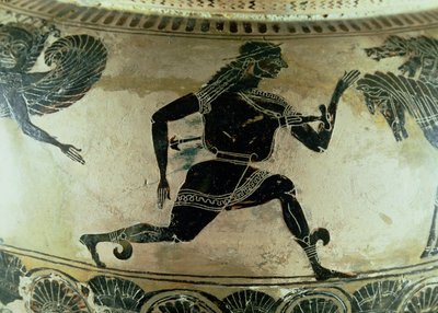 Perseo in fuga dalle Gorgoni (dettaglio) da Gorgon Painter