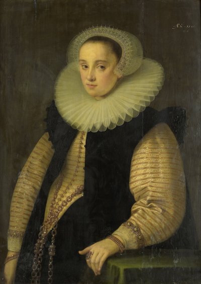 Hortensia del Prado (morta nel 1627), moglie di Jean Fourmenois da Gortzius Geldorp