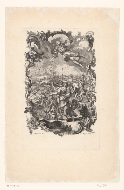 Gli orrori della guerra, numero 7 da Gottfried Bernhard Götz