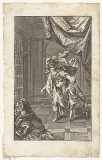 Massimiliano III Giuseppe accompagnato da Minerva da Gottfried Bernhard Götz