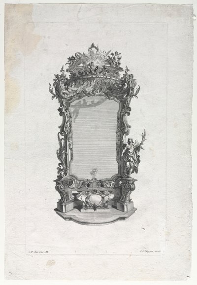 Modello per Altare per Intagliatori da Gottfried Bernhard Götz