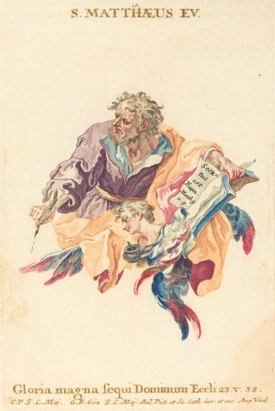 San Matteo Evangelista da Gottfried Bernhard Götz