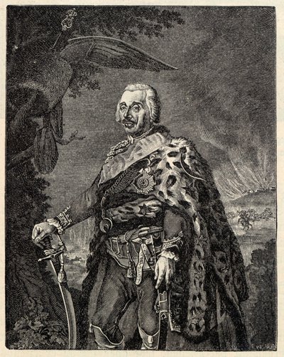 Generale Hans Joachim von Zieten 1699-1786 da Gottfried Daniel Berger