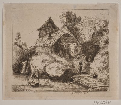 Vecchia casa contadina da Gottfried Schaper
