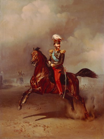 Ritratto del Conte Vladimir Fëdorovič Adlerberg da Gottfried Willewalde