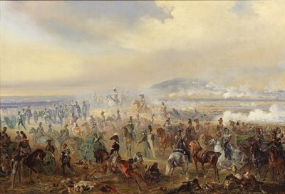 La battaglia di Lipsia nell