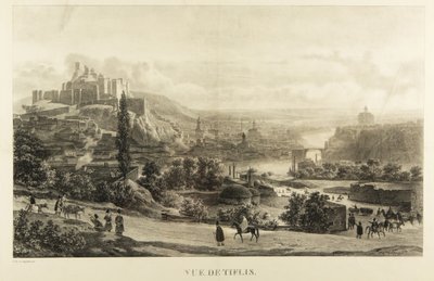 Veduta di Tiflis da Gottfried or Godefroy Engelmann